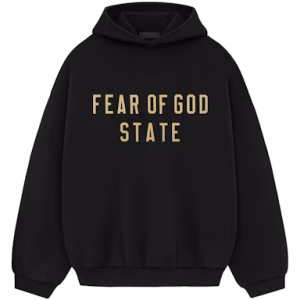 Fear of God Essentials Fleece Hoodie Black