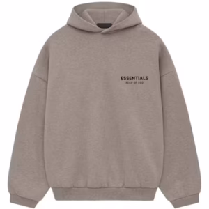 Fear of God Essentials Fleece Hoodie (FW24) Heather Gray