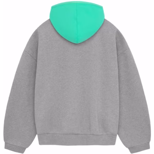 Fear of God Essentials Nylon Fleece Hoodie Dark Heather Oatmeal/Mint Leaf